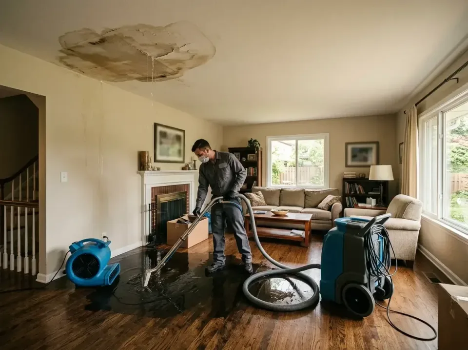 attic-pipe-burst-ceiling-drip-008 — frequently asked questions, Water Damage Restoration & Carpet Care in Springfield, OH